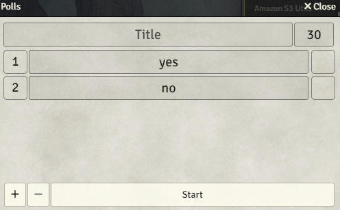 Polls Screen