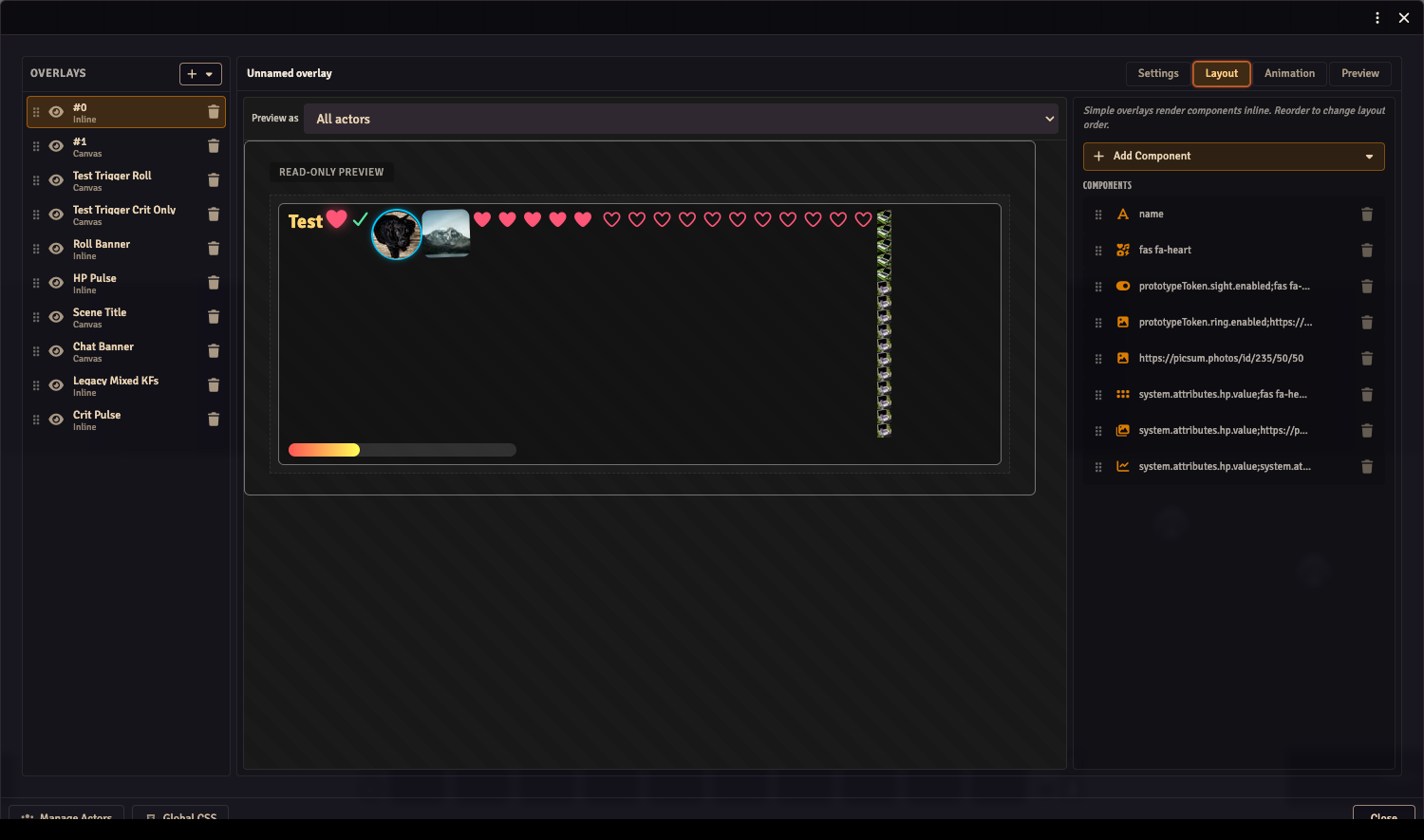 Stream Composer overview
