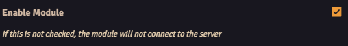 Enable Module