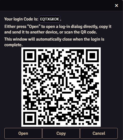 Login Screen