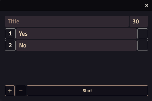 Polls Screen