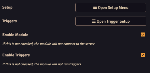 Settings Screen